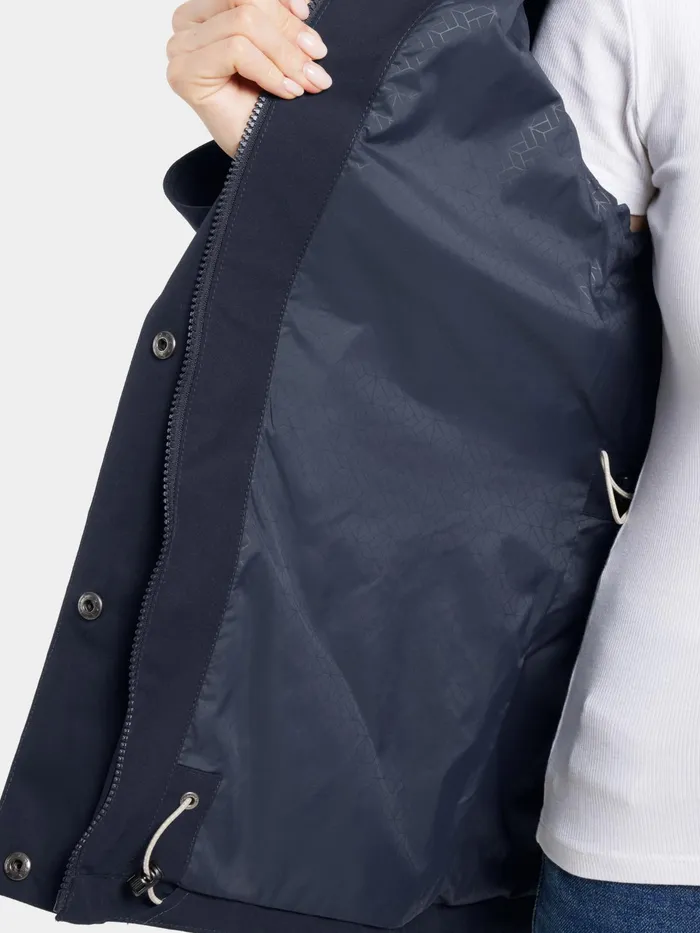 Women Silja Jacket Dark Night Blue Didriksons Spring Jackets