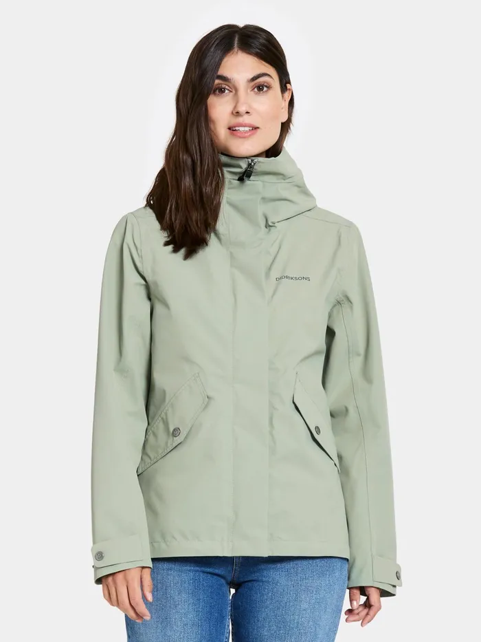 Women Silja Jacket Wilted Leaf Didriksons Spring Jackets