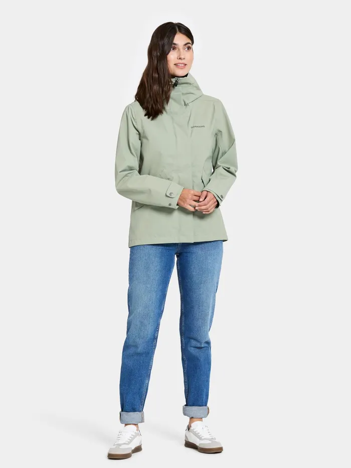 Women Silja Jacket Wilted Leaf Didriksons Spring Jackets