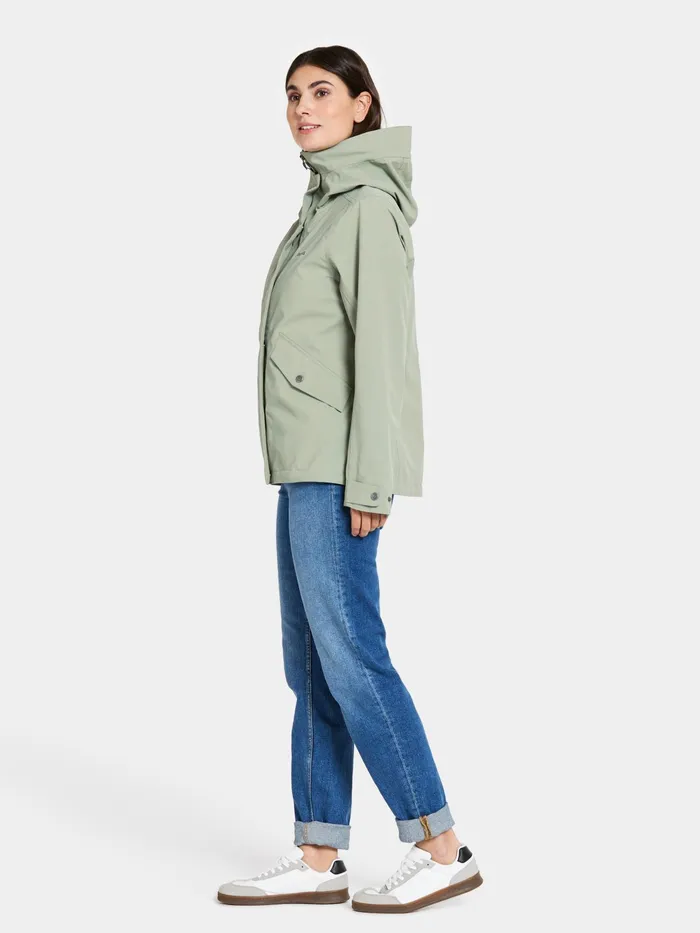 Women Silja Jacket Wilted Leaf Didriksons Spring Jackets