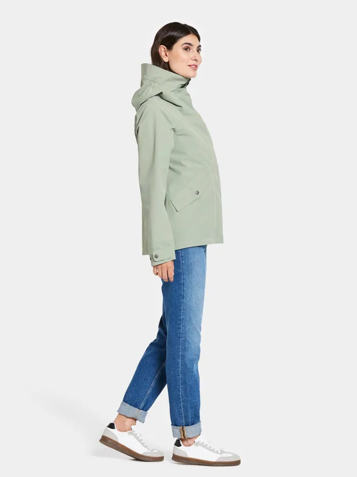 Women Silja Jacket Wilted Leaf Didriksons Spring Jackets