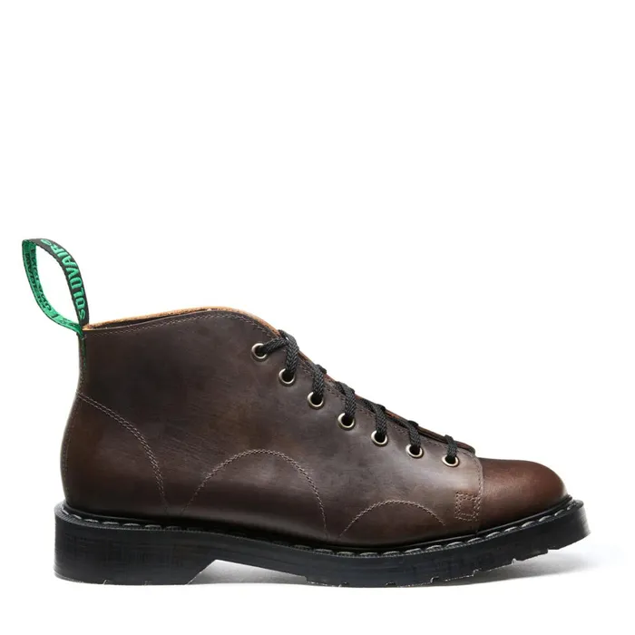 Women Solovair Monkey Boots Gaucho Crazy Horse Monkey Boot