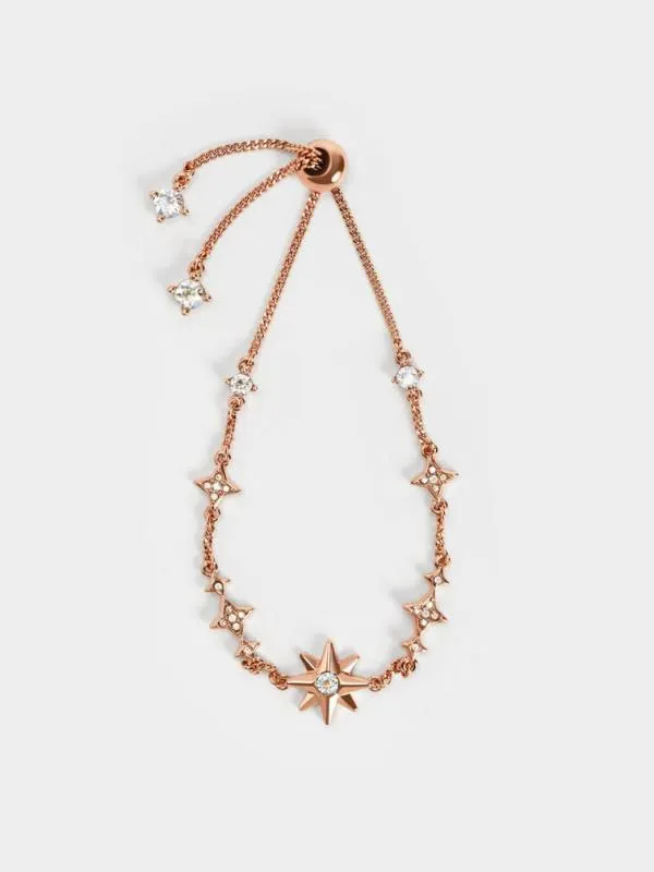 Women Star Motif CrystalEmbellished Bracelet 8211 Rose Gold CHARLES and KEITH Bracelets Women Star Motif CrystalEmbellished Bracelet 8211 Rose Gold CHARLES and KEITH Bracelets