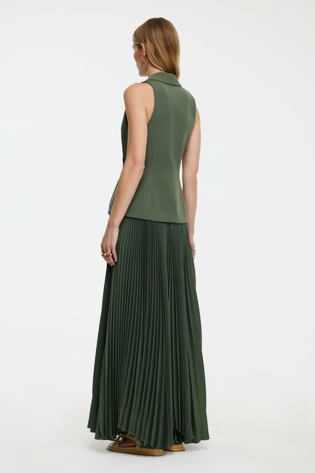 Women STINFORD MIDI DRESS Deep Olive Acler Midi Dresses