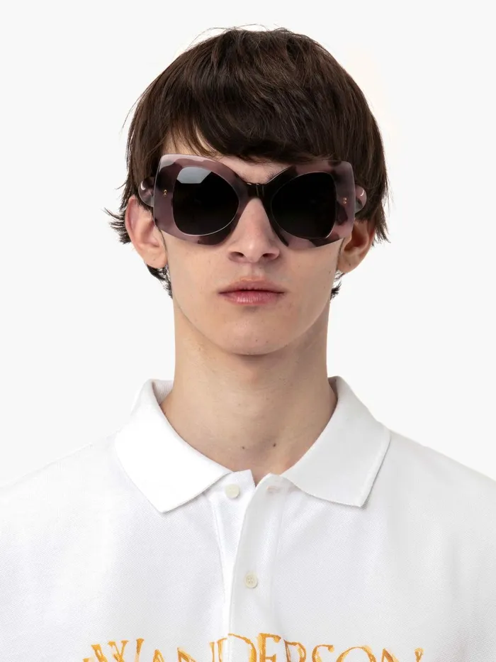 Women SUNGLASSES JW Anderson BUTTERFLY SUNGLASSES Pink Women SUNGLASSES JW Anderson BUTTERFLY SUNGLASSES Pink
