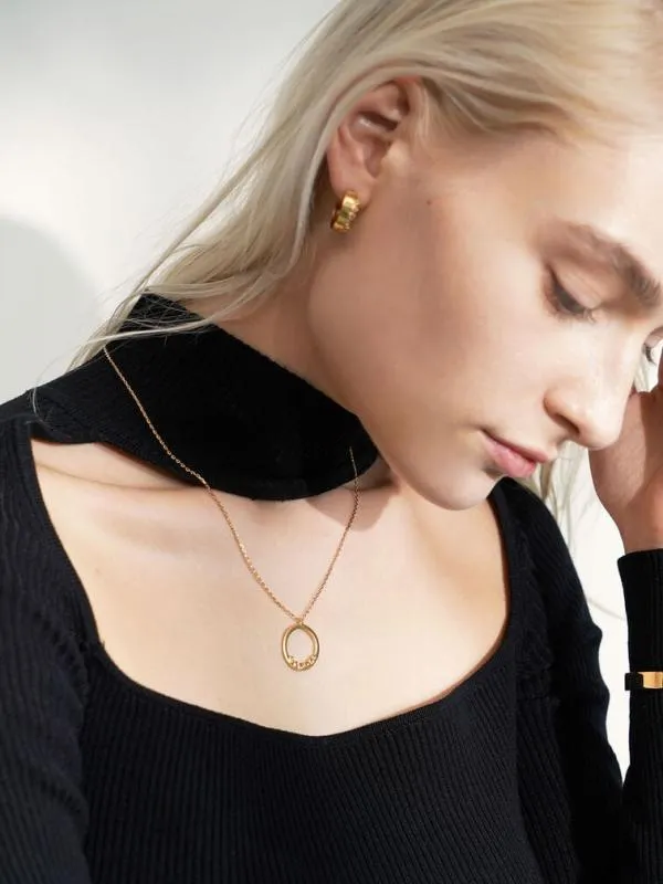 Women Swarovski Crystal Studded Hoop Earrings 8211 Gold CHARLES and KEITH Earrings Women Swarovski Crystal Studded Hoop Earrings 8211 Gold CHARLES and KEITH Earrings