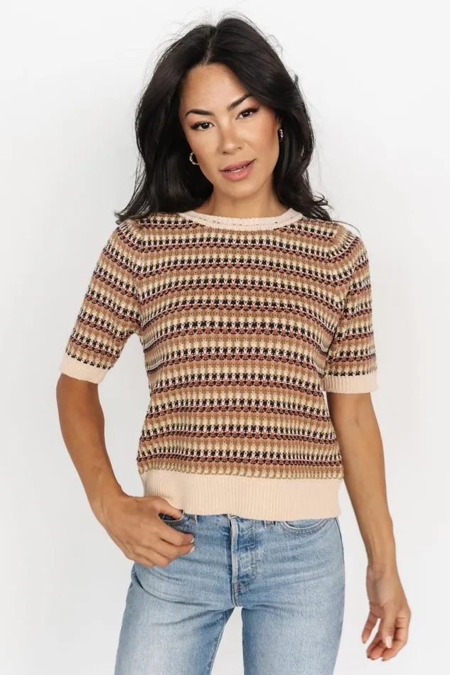 Women Sweaters Baltic Born Scout Knit Sweater Top Multi