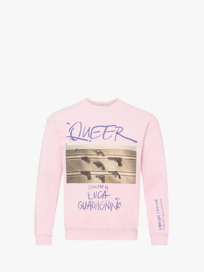 Women Sweatshirt and Hoodies JW Anderson JW ANDERSON X QUEER SWEATSHIRT WITH PHOTO PRINT Light Pink Women Sweatshirt and Hoodies JW Anderson JW ANDERSON X QUEER SWEATSHIRT WITH PHOTO PRINT Light Pink