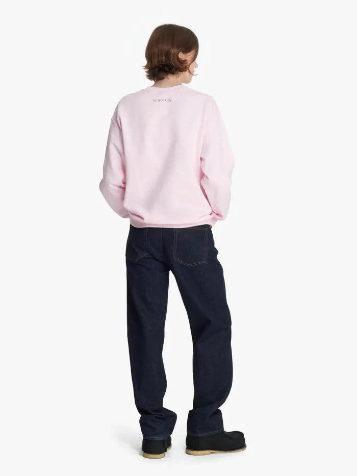 Women Sweatshirt and Hoodies JW Anderson JW ANDERSON X QUEER SWEATSHIRT WITH PHOTO PRINT Light Pink Women Sweatshirt and Hoodies JW Anderson JW ANDERSON X QUEER SWEATSHIRT WITH PHOTO PRINT Light Pink