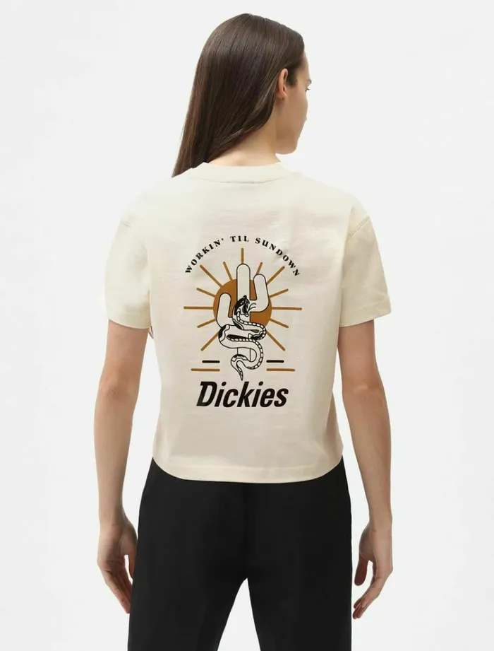 Women TShirts and Tops Dickies Bettles TShirt Ecru