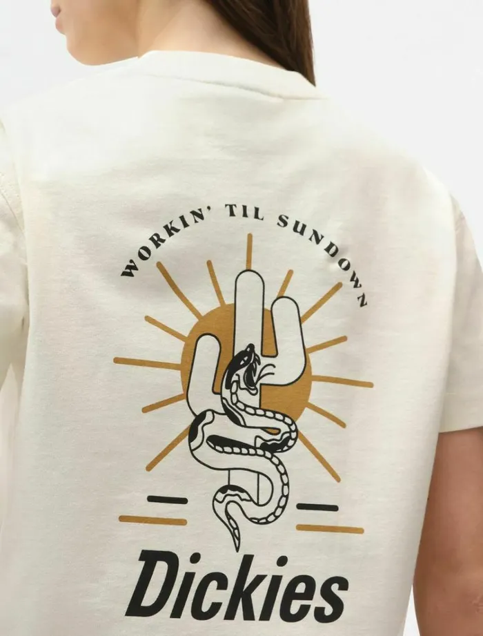 Women TShirts and Tops Dickies Bettles TShirt Ecru