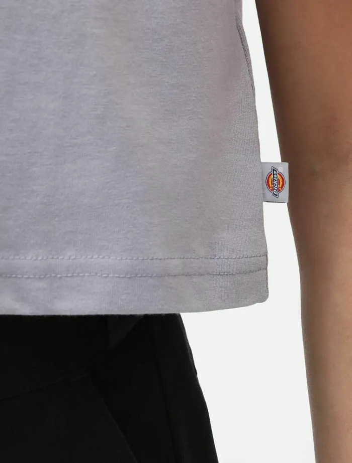 Women TShirts and Tops Dickies Porterdale Crop TShirt Lilac Gray