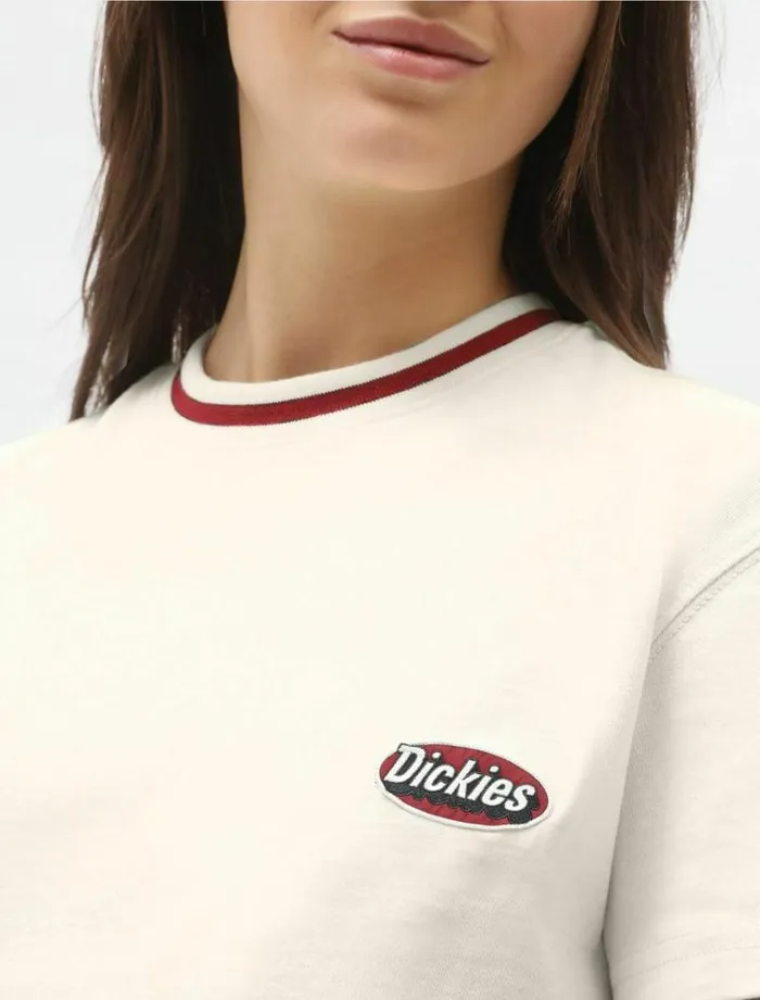 Women TShirts and Tops Dickies Saxman TShirt Ecru