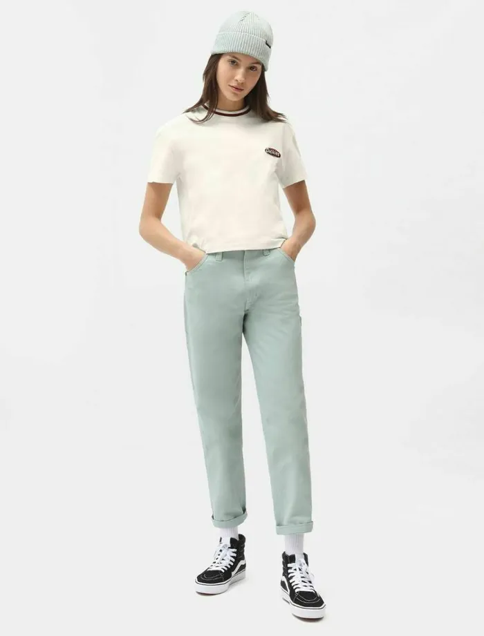 Women TShirts and Tops Dickies Saxman TShirt Ecru