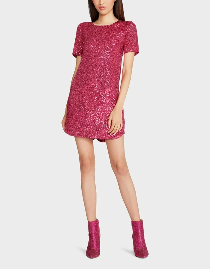 Women TATIANA MINI DRESS FUCHSIA Fuchsia Betsey Johnson