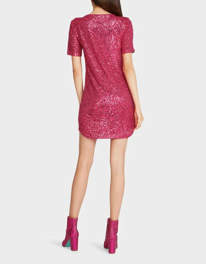 Women TATIANA MINI DRESS FUCHSIA Fuchsia Betsey Johnson