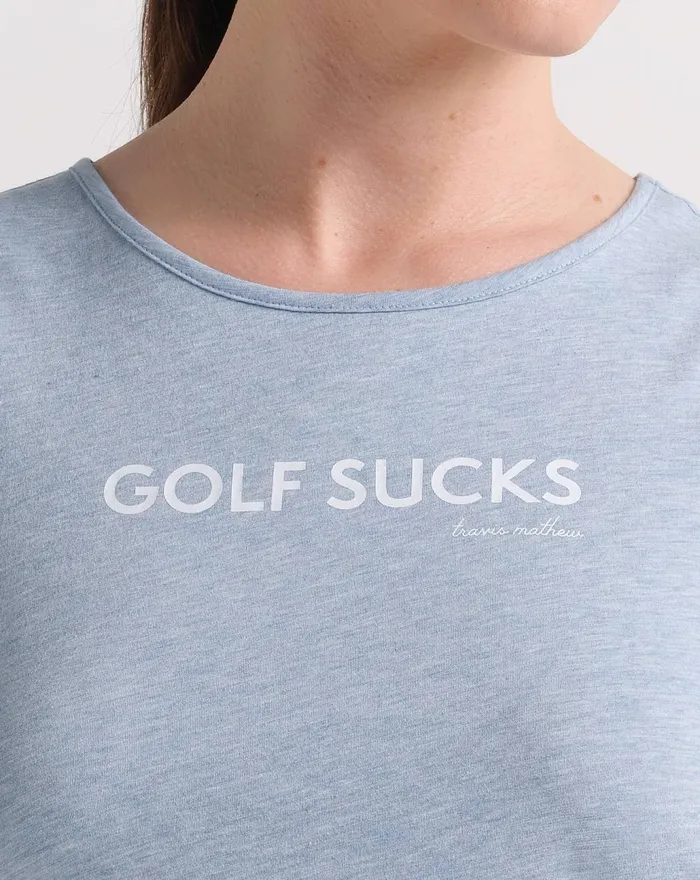 Women Tees TravisMathew STRAWBERRY LEMONADE TANK Heather Tempest