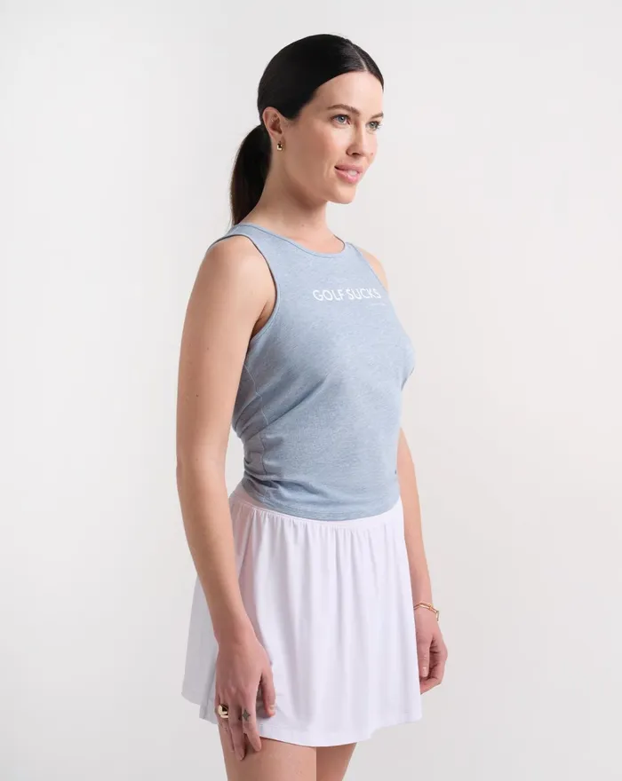 Women Tees TravisMathew STRAWBERRY LEMONADE TANK Heather Tempest