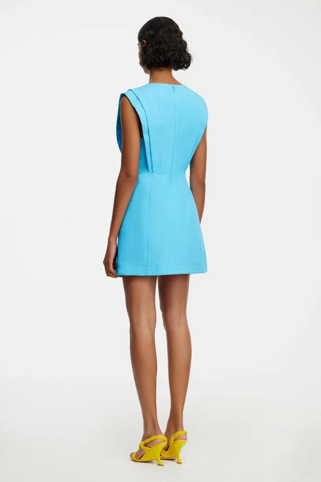 Women THRUMSTER MINI DRESS Aqua Acler Mini Dresses