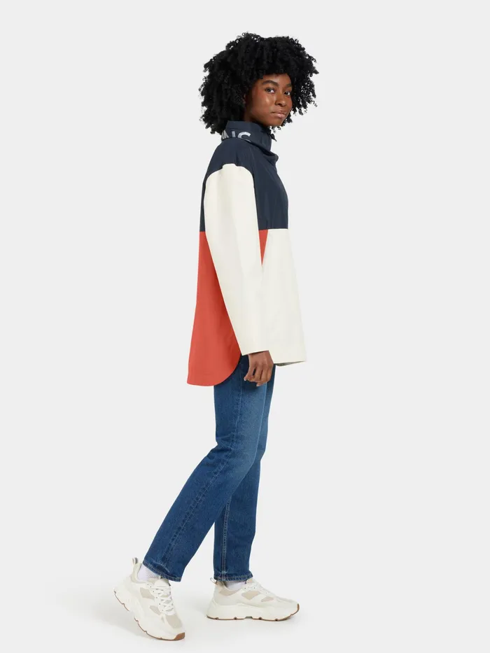 Women Thyra Jacket Brique Reddkbluewhite Didriksons Outdoor Jackets