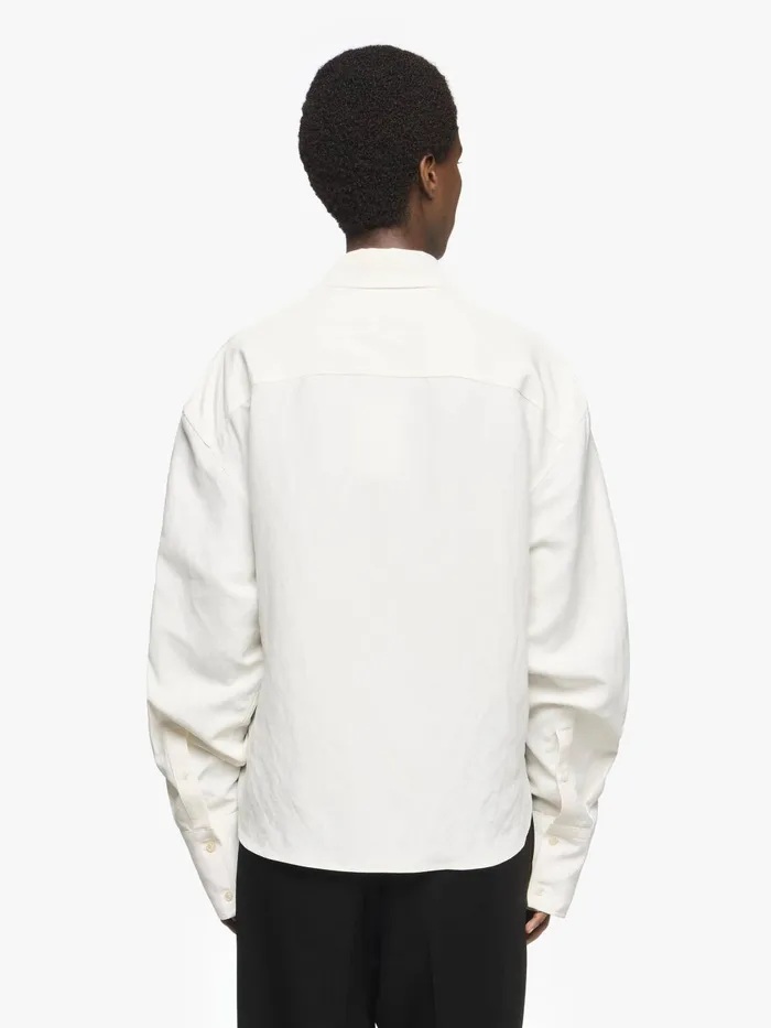Women Tops and Shirts JW Anderson DRAPED TWISTED SHIRT Off White Women Tops and Shirts JW Anderson DRAPED TWISTED SHIRT Off White
