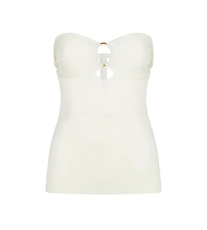 Women Tops Tom Ford Shiny Viscose Strapless Top