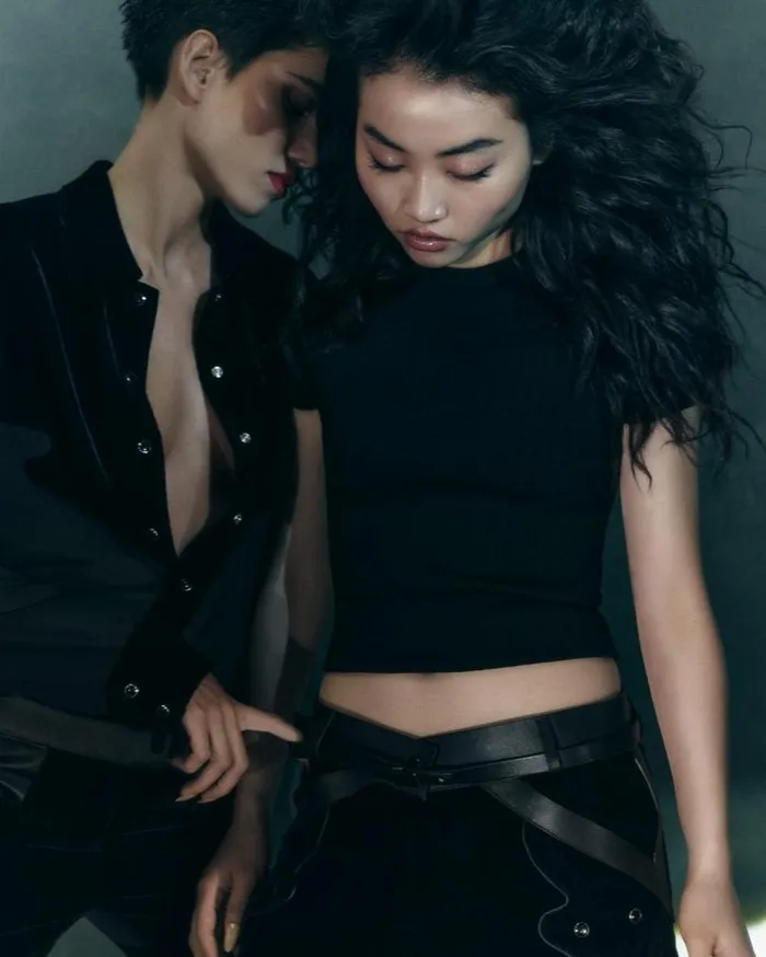 Women Tops Tom Ford Stretch Georgette Shirt With Velvet Inserts Black Women Tops Tom Ford Stretch Georgette Shirt With Velvet Inserts Black