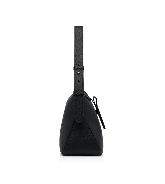 Women Totes Tom Ford Grain Leather Tf Mini Hobo Black