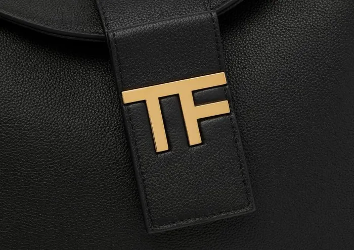 Women Totes Tom Ford Grain Leather Tf Mini Hobo Black