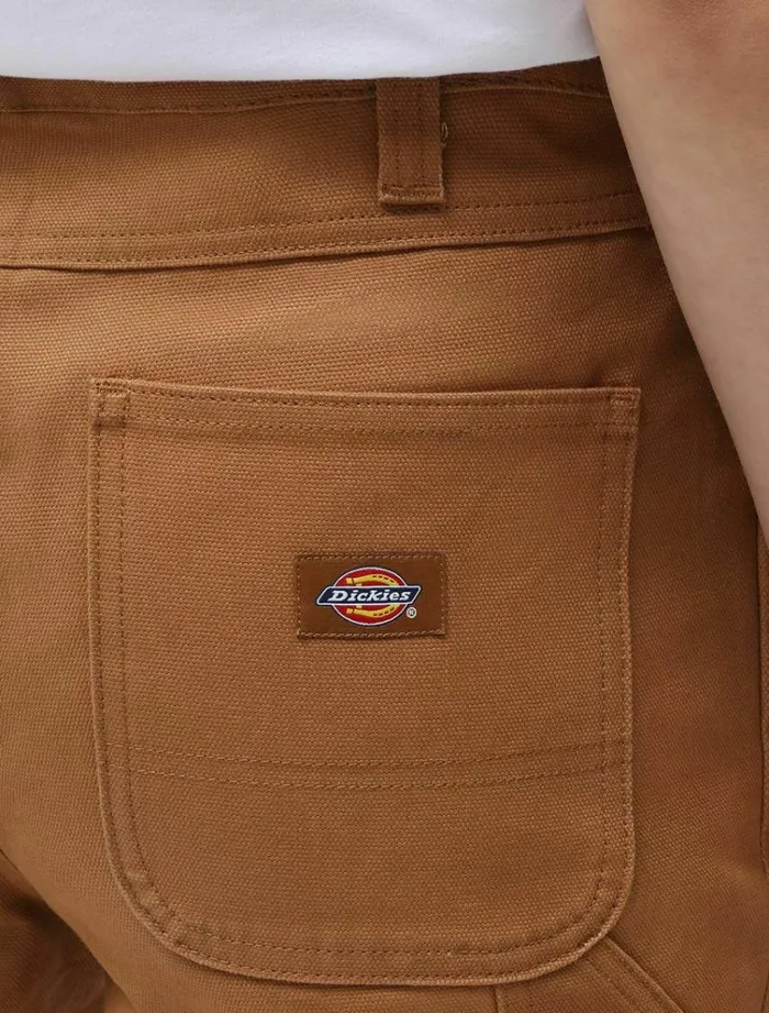 Women Trousers Dickies Duck Canvas Carpenter Pant Brown Duck