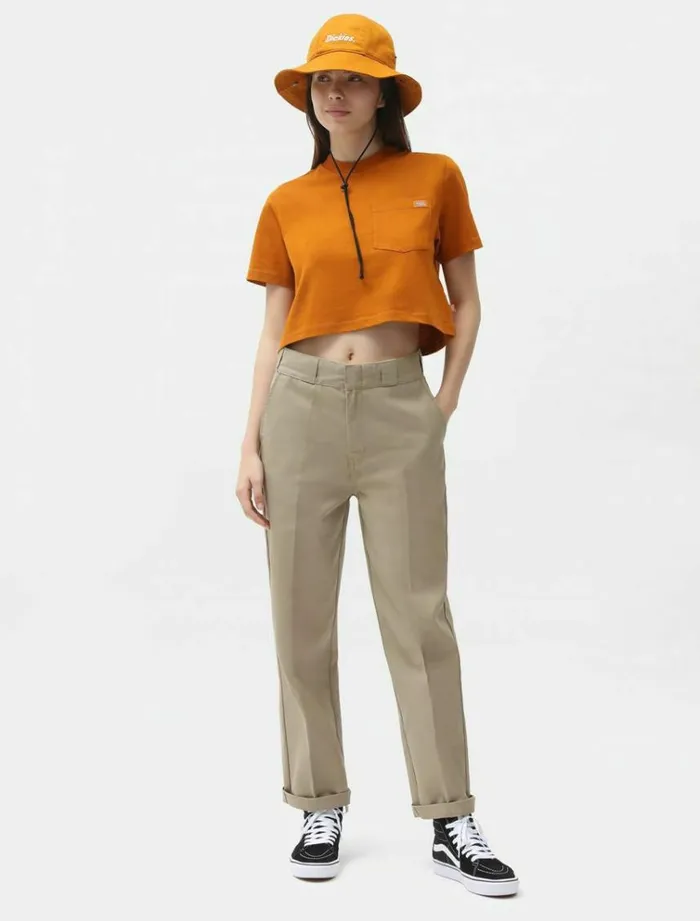 Women Trousers Dickies Elizaville Work Pant Khaki