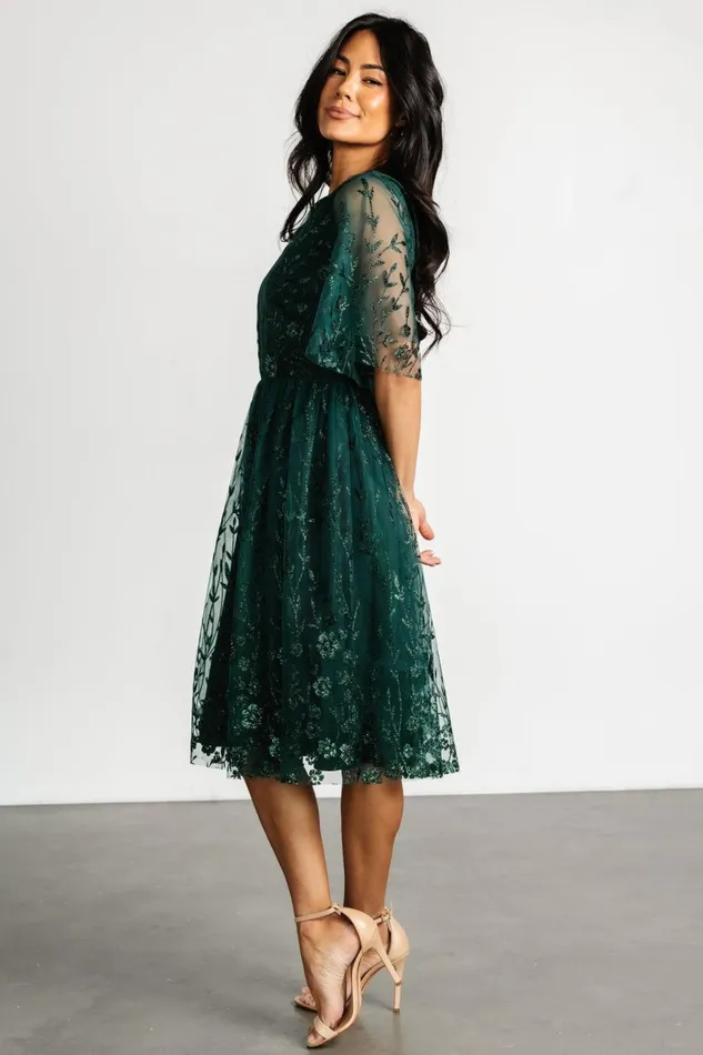 Women Tulle Styles Baltic Born Duchess Tulle Dress Dark Green Sparkle Women Tulle Styles Baltic Born Duchess Tulle Dress Dark Green Sparkle