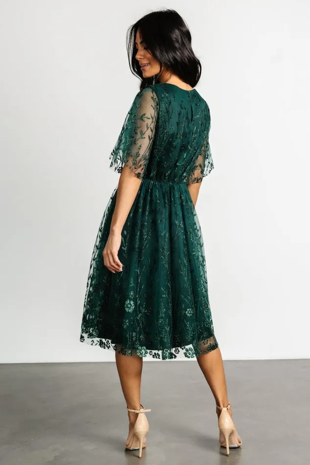 Women Tulle Styles Baltic Born Duchess Tulle Dress Dark Green Sparkle Women Tulle Styles Baltic Born Duchess Tulle Dress Dark Green Sparkle