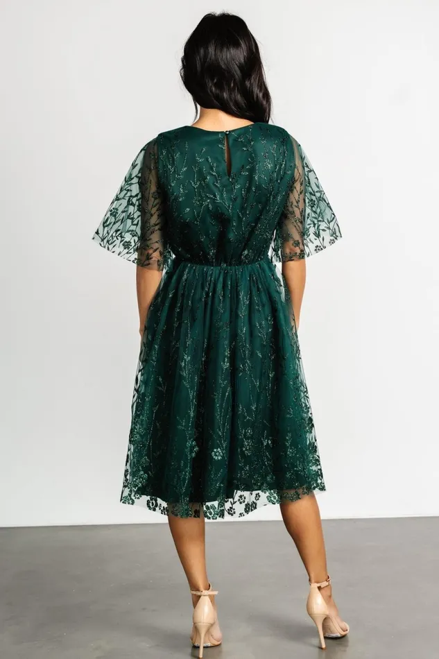 Women Tulle Styles Baltic Born Duchess Tulle Dress Dark Green Sparkle Women Tulle Styles Baltic Born Duchess Tulle Dress Dark Green Sparkle