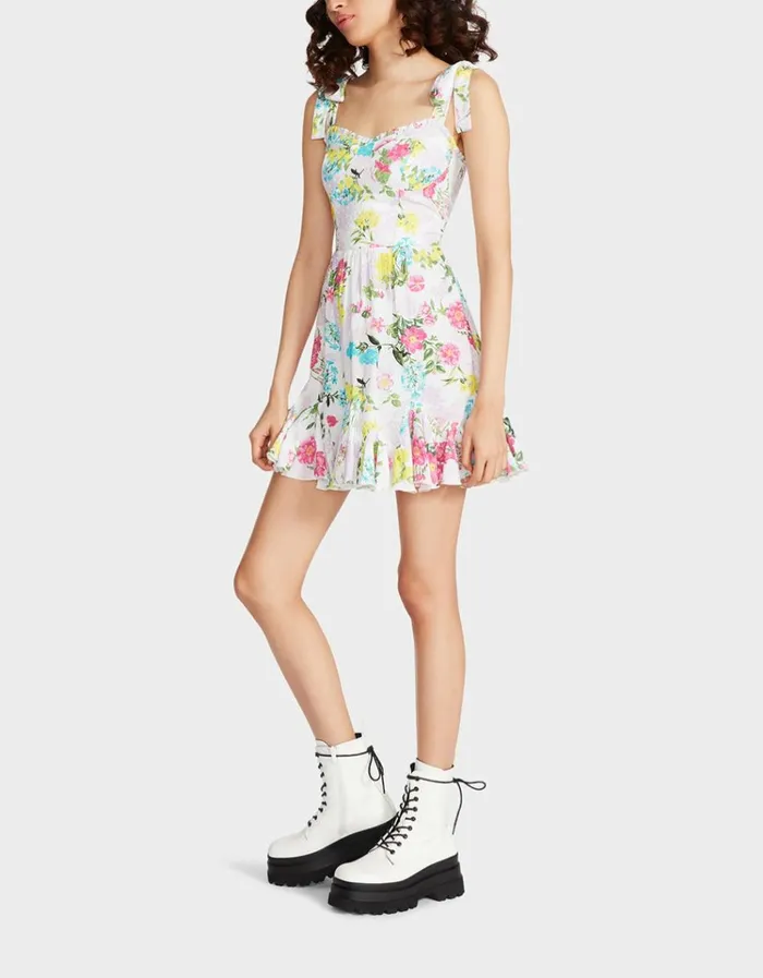 Women TULLUAH MINI DRESS WHITE Betsey Johnson
