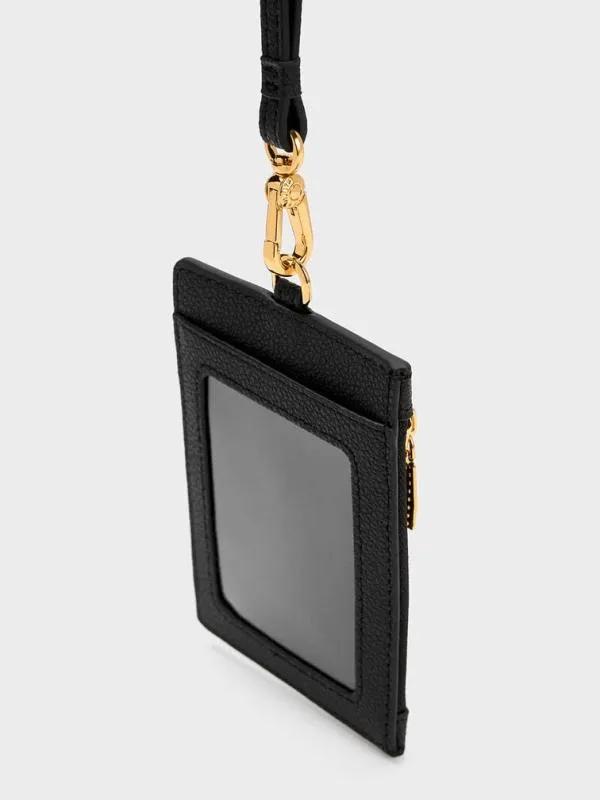 Women Twilia SideZip Card Holder 8211 Black CHARLES and KEITH Card Holders