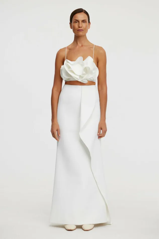 Women UNDERWOOD MAXI SKIRT Ivory Acler Skirts