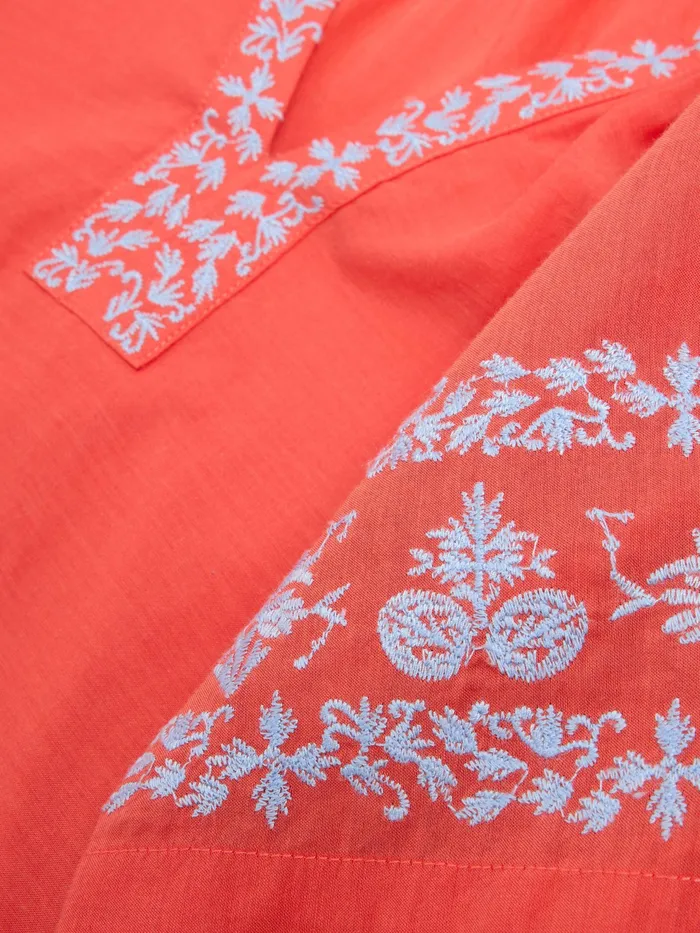 Women White Stuff Clothing Anna Cotton Embroidered Dress Women White Stuff Clothing Anna Cotton Embroidered Dress
