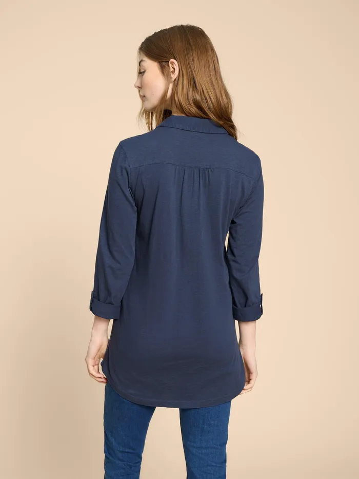 Women White Stuff Clothing ANNIE LONGLINE SHIRT Women White Stuff Clothing ANNIE LONGLINE SHIRT