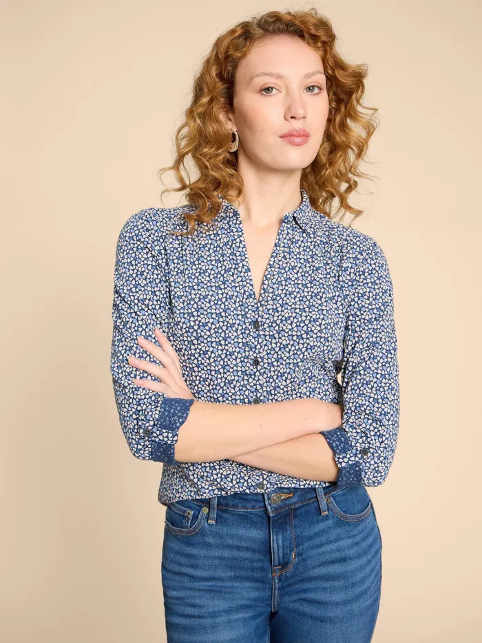 Women White Stuff Clothing ANNIE PRINTED SHIRT