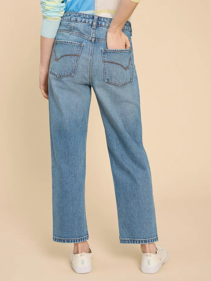 Women White Stuff Clothing Charlie Straight Crop Jean
