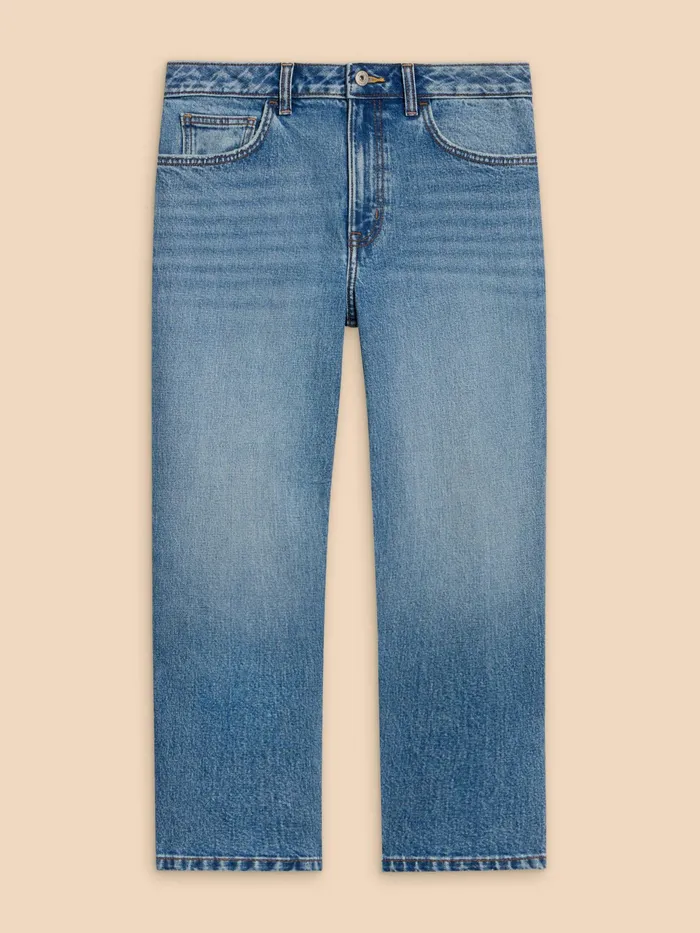 Women White Stuff Clothing Charlie Straight Crop Jean