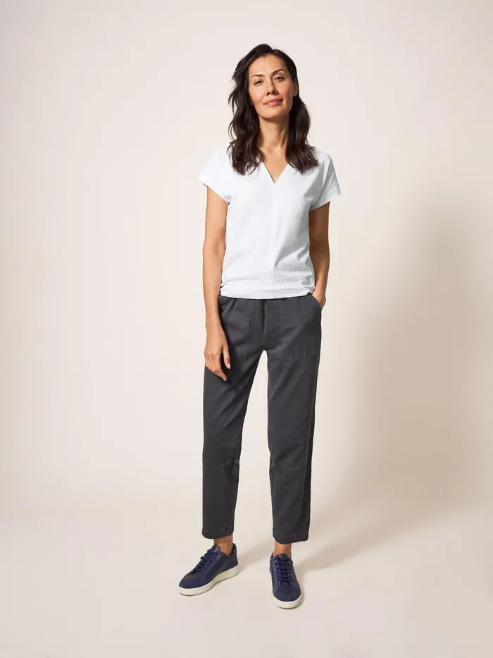 Women White Stuff Clothing Nelly Notch Neck Tee Women White Stuff Clothing Nelly Notch Neck Tee