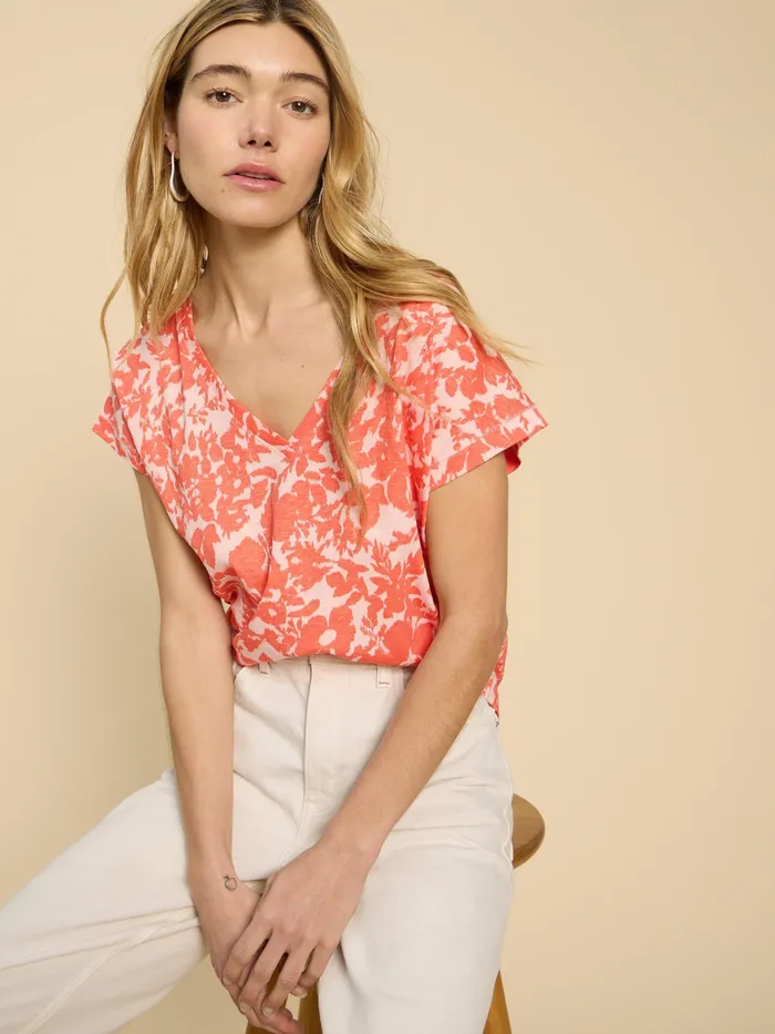 Women White Stuff Clothing NOAH SS V NECK TEE Women White Stuff Clothing NOAH SS V NECK TEE