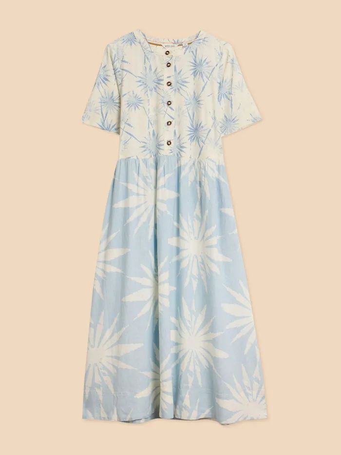 Women White Stuff Clothing Pip Linen Blend Midi Dress Women White Stuff Clothing Pip Linen Blend Midi Dress