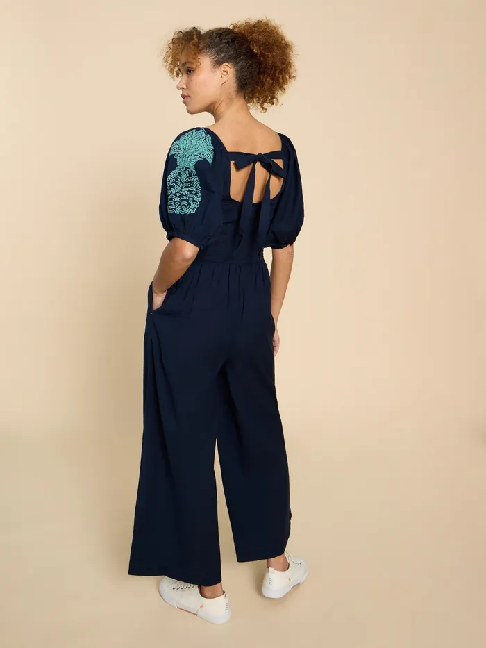 Women White Stuff Clothing Reese Embroidered Jumpsuit Women White Stuff Clothing Reese Embroidered Jumpsuit
