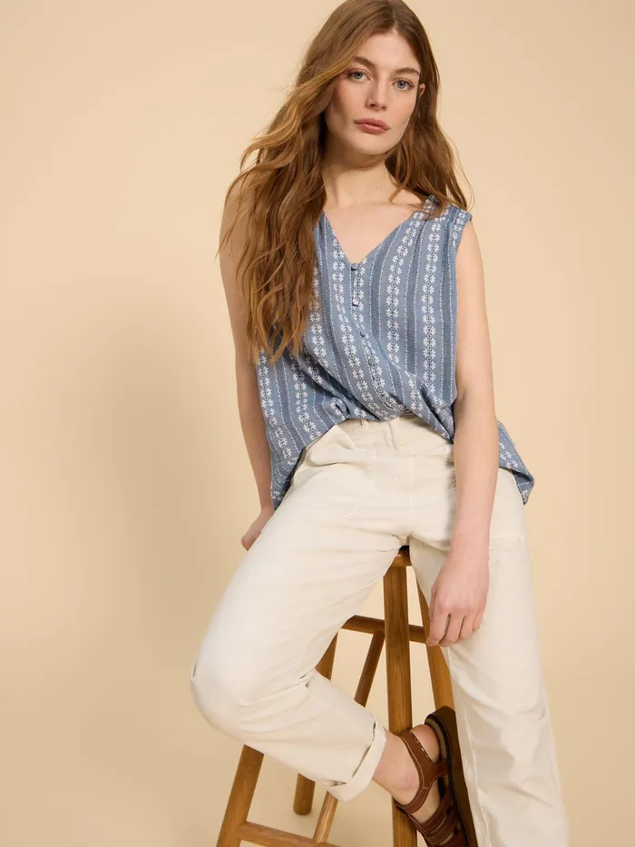 Women White Stuff Clothing Rhiannon Organic Cotton Vest