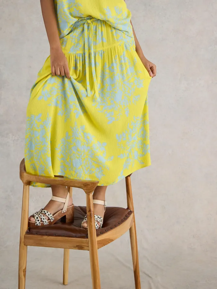 Women White Stuff Clothing Seema Eco Vero Midi Skirt