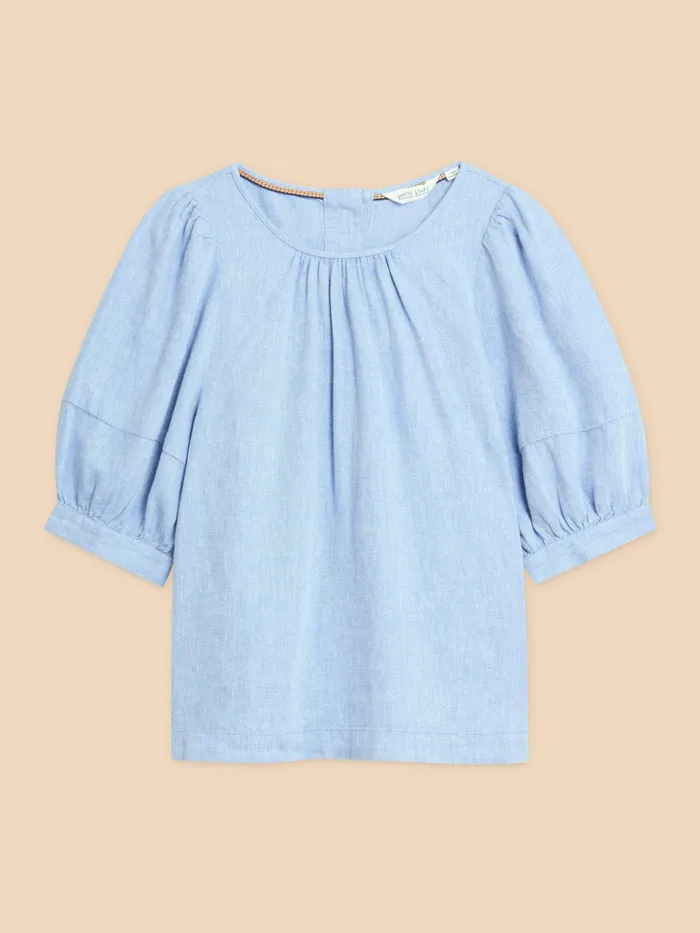 Women White Stuff Clothing Shelly Linen Blend Top Women White Stuff Clothing Shelly Linen Blend Top