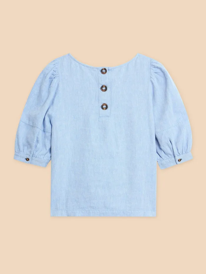 Women White Stuff Clothing Shelly Linen Blend Top Women White Stuff Clothing Shelly Linen Blend Top